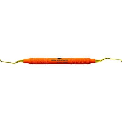 American Eagle XP® SQUARED Technology Gracey +3 Access Curette 11-12, Posterior Mesial, Orange, Plastic Handle, AEGA11-12XPXE thumbnail 4