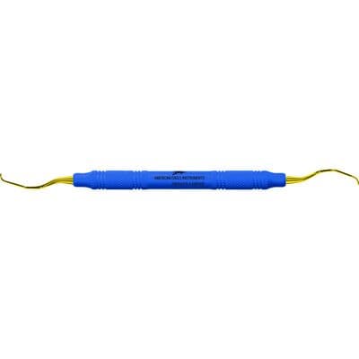 XP® SQUARED Technology Gracey Access 13-14 Posterior Distal Curette, +3 Access, Blue Plastic Handle, Double-End, AEGA13-14XPXE thumbnail 4