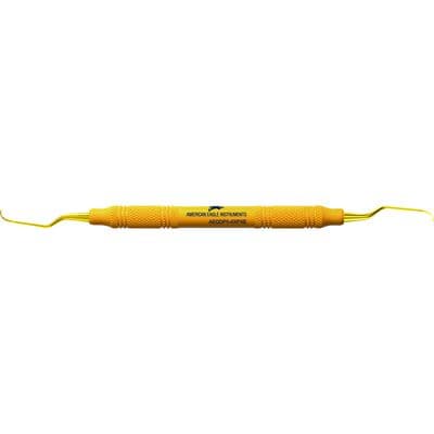 XP® SQUARED Technology Gracey +3 Deep Pocket 5-6 Curette, Yellow, 3/8 Plastic Handle, Double End, AEGDP5-6XPXE thumbnail 4