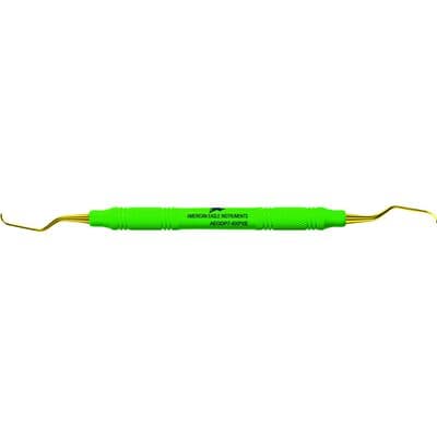 XP® SQUARED Technology Gracey +3 Deep Pocket 7-8 Curette, Green, 3/8" Handle, Double End, AEGDP7-8XPXE thumbnail 4