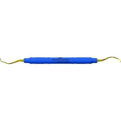 American Eagle XP® SQUARED Technology Gracey +3 Deep Pocket 13-14 Curette, Blue, 3/8 Handle, Double End, Each thumbnail 4