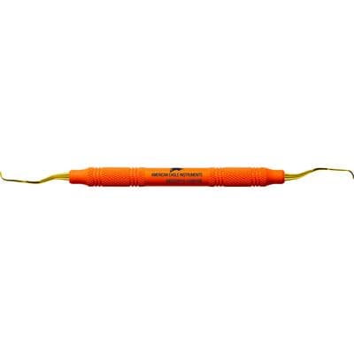 American Eagle XP® SQUARED Technology Gracey +3 Deep Pocket Curette 15-16, Double-Ended, Orange Resin Handle, AEGDP15-16XPXE thumbnail 4