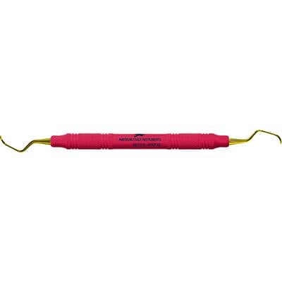 XP® SQUARED Technology Universal Curette Columbia 4L-4R, Deeper Shank, Posterior, Red, 3/8" Handle, Each thumbnail 4