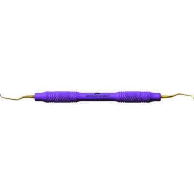 American Eagle Pro Thin™ XP® SQUARED Technology Gracey +3 Access Curette 1-2 Anterior, Double End, Purple EagleLite Handle, AEGA1-2TXPXE thumbnail 4