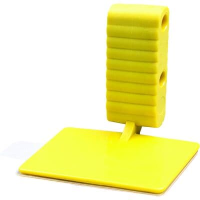 EzAim ComforTab Adhesive Sensor Holder, Posterior, Yellow, 50/Pk, 131125 thumbnail 8