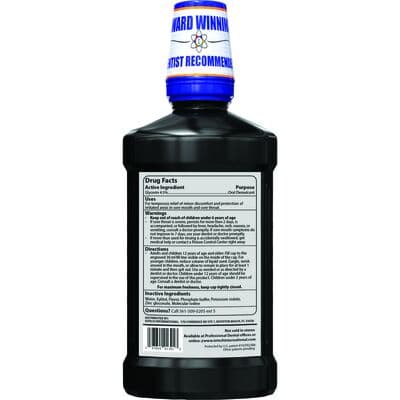 ioRinse MR Maximum Relief Oral Rinse, Soothing Mint, Alcohol-Free, 1 Liter (33.8 oz) Bottles, Case of 12 thumbnail 4