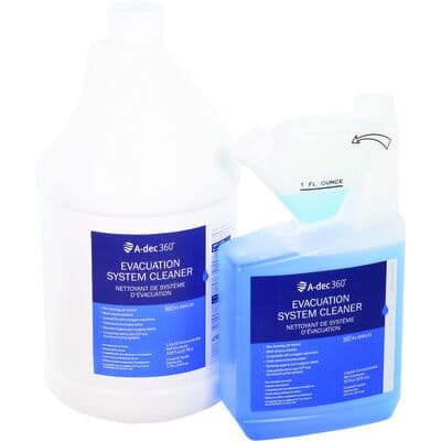 A-dec Evac System Cleaner with Metered Dose, 33 oz Bottle, 12/Pkg thumbnail 3