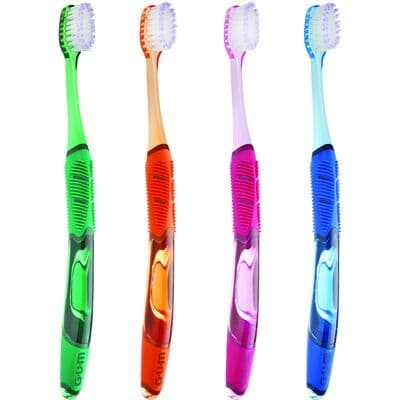GUM Technique Deep Clean Toothbrush, Soft, Compact Head, Assorted Colors, 12/Box, 525TPA1 thumbnail 17