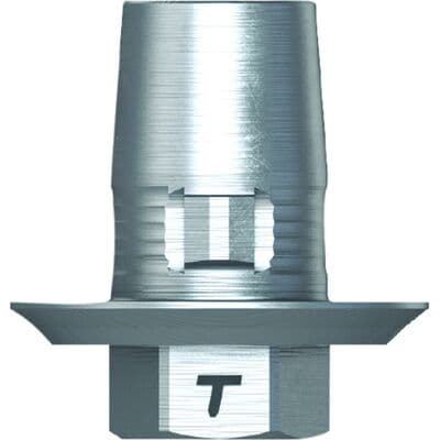 TruBase TiBase – Zimmer/Biomet 3i Tapered Screw-Vent (TSV), 5.7mm, GH1, 1/Pkg - TruBase TiBase – Zimmer/Biomet 3i - TSV, 5.7, GH1 - Image 1