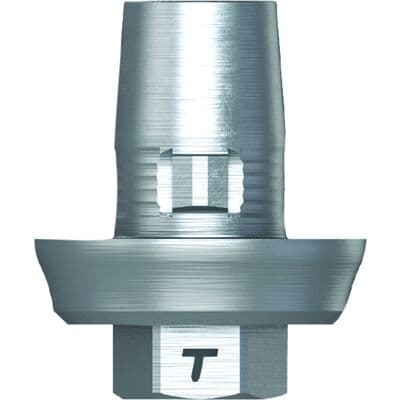 TruBase TiBase – Zimmer/Biomet 3i Tapered Screw-Vent (TSV), 5.7mm, GH2, 1/Pkg - TruBase TiBase – Zimmer/Biomet 3i - TSV, 5.7, GH2 - Image 1