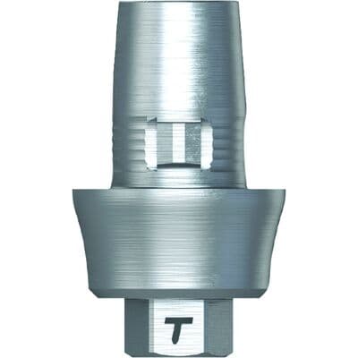 TruBase TiBase – Zimmer/Biomet 3i Tapered Screw-Vent (TSV), 4.5mm, GH3, 1/Pkg - TruBase TiBase – Zimmer/Biomet 3i - TSV, 4.5, GH3 - Image 1
