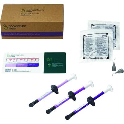 Solventum™ Filtek™ Easy Match Flowable Restorative Syringe Intro Kit, 3 x 2g Syringes (Bright, Natural, Warm), #6125K thumbnail 13