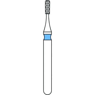 Priva Rotary Instruments Diamond Bur, FG, Pear, Medium Grit, Blue Ring, 0.9 mm Head Diameter, 5/Pkg, 830-009M thumbnail 5
