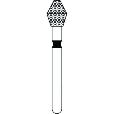Priva Diamond Diamond Bur, 811-033XC, 5/Pk, P811033XC - Priva Diamond, Diamond Bur, 811-033XC, 5/Pk, P811033XC - Image 1