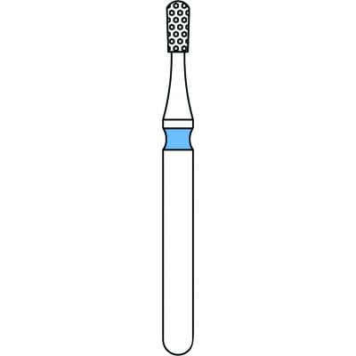 Priva Rotary Instruments Diamond Bur, FG, Pear, Medium Grit, Blue Ring, 1.2 mm Head Diameter, 830-012M, 5/Pkg thumbnail 5