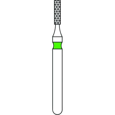 Priva FG #835.010 Coarse Grit Flat End Cylinder Diamond Bur, 1.0mm Head Diameter, 5/Pk, P835010C thumbnail 7