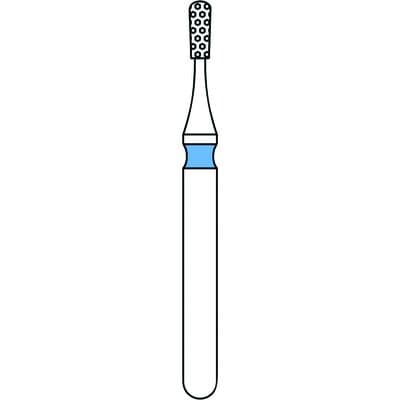 Priva Rotary Instruments Diamond Bur, FG, Pear, Medium Grit, Blue Ring, #830-010M, 1.0 mm Head Diameter, 5/Pkg thumbnail 5