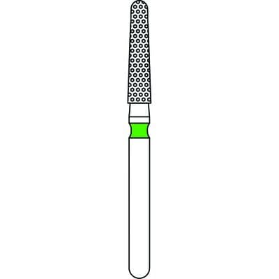 Priva Rotary Instruments™ Diamond Bur FG Round End Taper 856-018C, Coarse Grit, Green Ring, 1.8mm Head Diameter, 5/Pkg, P856018C thumbnail 11