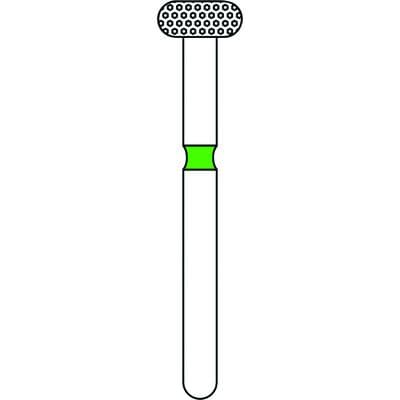 Priva FG #909.040 Coarse Grit Wheel Shaped Diamond Burs, 5/Pk, P909040C thumbnail 10