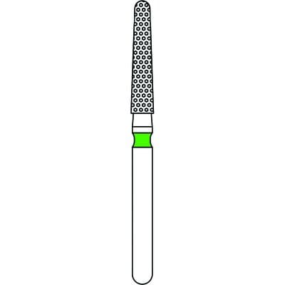 Priva Rotary Instruments Diamond Bur, FG, Coarse, Green, Round End Taper, 856L-018C, 1.8 mm Head Diameter, 5/Pkg, P856L018C thumbnail 5