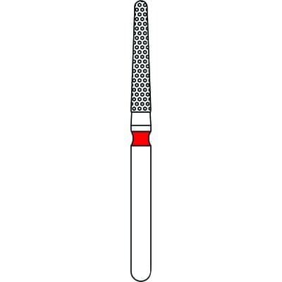 Priva Rotary Instruments Diamond Bur, FG, Fine, Red, Round End Taper, 856L-016F, 1.6 mm Head Diameter, 5/Pkg, P856L016F thumbnail 9