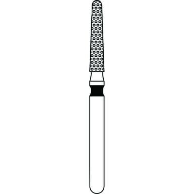 Priva FG #856.016 Super Coarse Grit Round End Taper Diamond Burs, 5/Pk, P856016XC thumbnail 12