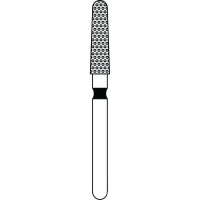 Priva Rotary Instruments Diamond Bur FG, Round End Taper, Extra Coarse, Black, #856-021XC, 2.1 mm Head Diameter, 5/Pkg thumbnail 9