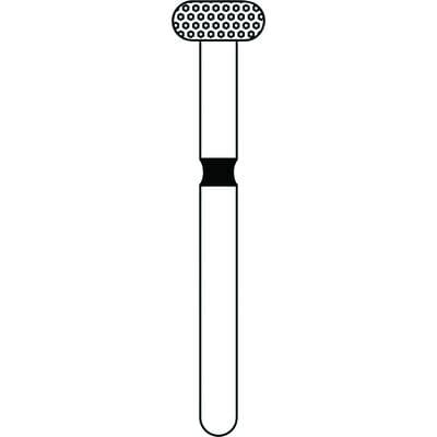 Priva Rotary Instruments™ Diamond Bur FG Wheel 909-040XC, Extra Coarse, Black, 4mm Head Diameter, Pkg/5, P909040XC thumbnail 5