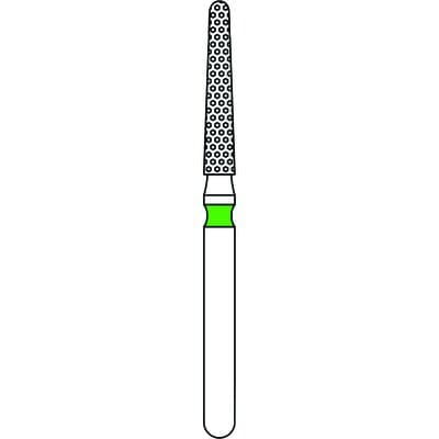 Priva Rotary Instruments Diamond Bur, FG, Round End Taper, Coarse, Green, 1.6 mm Head Diameter, 5/Pkg, #856L-016C thumbnail 9