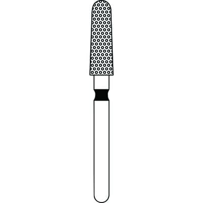 Priva Rotary Instruments Diamond Bur, FG, Round End Taper, Extra Coarse, Black, 2.5 mm Head Diameter, 5/Pkg, #856-025XC (P856025XC) thumbnail 5