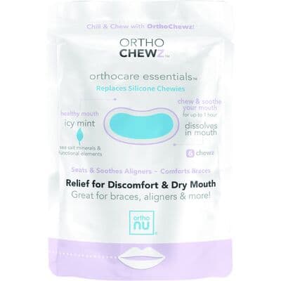 OrthoChewz Dissolvable Orthodontic Chew, Icy Mint, 6/Pkg, ORN0004-01 thumbnail 2