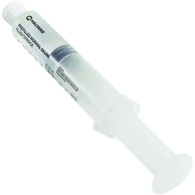 HALYARD Prefilled Saline IV Flush Syringe, 0.9% Sodium Chloride USP, 5 mL, Sterile, Preservative-Free, 100/Box, SS005 thumbnail 3