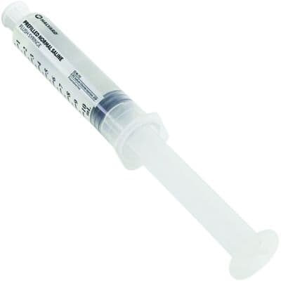 Halyard Prefilled Saline IV Flush Syringe, 10 ml, 100/Pkg - Prefilled Saline IV Flush Syringe – 100/Pkg - 10 ml - Image 1