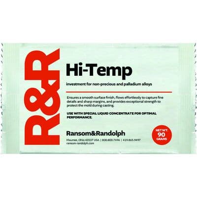 Ransom & Randolph Hi-Temp Investment, No Liquid, 90 g Envelopes, 144/Pkg thumbnail 3