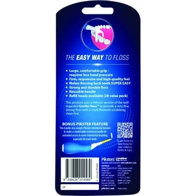 Piksters SupaGRIP Max Molar Floss with Reusable Handle, 1/Pkg thumbnail 6