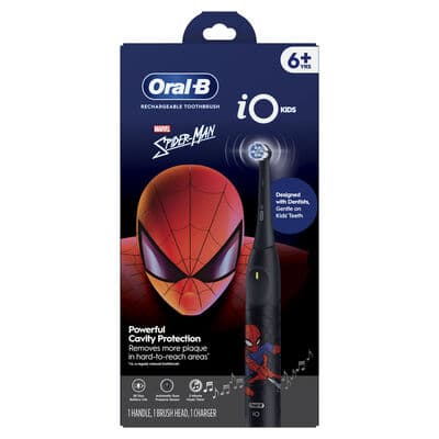 Oral-B Kids 6+ iO2 Spiderman Electric Rechargeable Toothbrush, 3/Case thumbnail 8