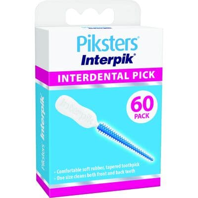 Piksters Interpik Interdental Brush, Soft Rubber, 60/Pack thumbnail 2