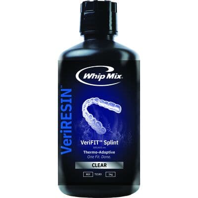 VeriFIT Splint 385/405 3D Print Resin, Clear, 1 kg Bottle thumbnail 9