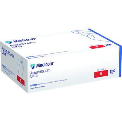 Medicom AssureTouch Ultra Nitrile Medical Examination Gloves, Powder-Free, Non-Sterile, Small, Violet Blue, 200/Box thumbnail 5
