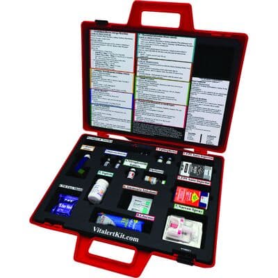 VitalertKit-Plus Adult Emergency Medical Kit, Auvi-Q 0.3mg Adult Epinephrine, NDC 71872-0000-09 thumbnail 3