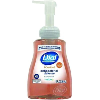 Dial Power Foam Soap, Original Scent, 10 oz Pump Bottle, 8/Pkg - Dial Power Foam Soap – 10 oz - Original Scent, 8/Pkg - Image 1