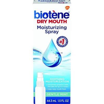 Biotene Moisturizing Mouth Spray, Mint, 1.5 oz Bottle, 6/Pkg - Biotene Moisturizing Mouth Spray – 1.5 oz Bottle, 6/Pkg - Biotene Moisturizing Mouth Spray – 1.5 oz Bottle, 6/Pkg - Image 1