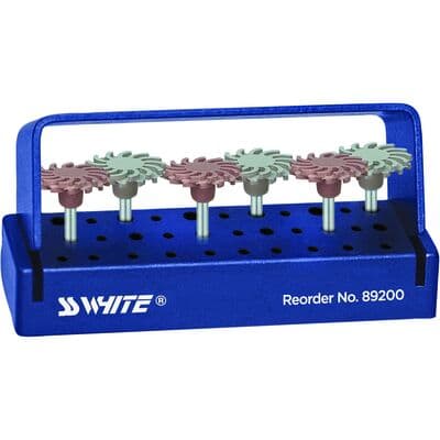SS White Jazz Twist Intraoral Composite Polishing Kit, 6-Piece, Assorted Grits, 89200 thumbnail 3