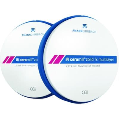 Ceramill Zolid FX Multilayer Stained Disc, 98x16mm, Shade A3.5/A4, Each thumbnail 8
