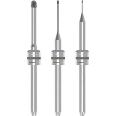 Amann Girrbach Roto RFID DC BLM Diamond Milling Bur, Gray, 2.5 mm Head Diameter, 3 mm Shank, Each thumbnail 3