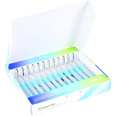 Zirc Crystal HD® Resin Mouth Mirror, #4 Double-Sided Soft Grip, Neon Blue, 12/Pkg, 50Z384N thumbnail 5