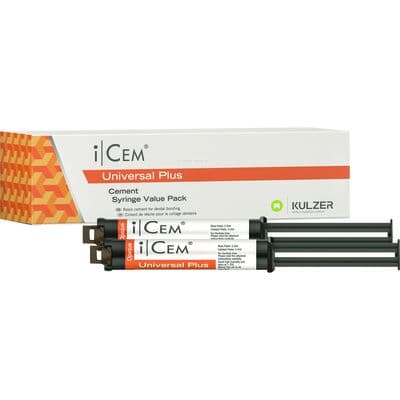 iCEM Universal Plus Resin Cement Value Pack, Opaque, 2 x 9g Syringes, 66101221 thumbnail 14