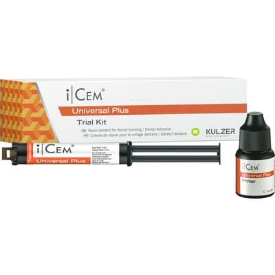 iCEM Universal Plus Trial Kit, Translucent, Dual-Cure Resin Cement with Primer, 4.8 mL Syringe + 5 mL Primer, 66101226 thumbnail 18