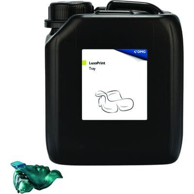 LuxaPrint Tray, 385/405nm, 2kg Bottle, Turquoise, 171258 thumbnail 4