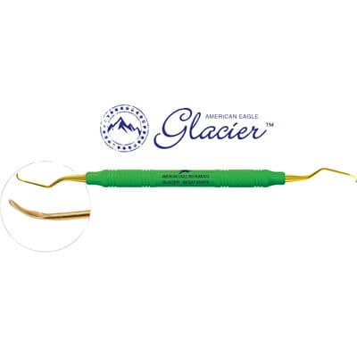 American Eagle Glacier Gracey +3 Access 7-8 Curette, Premolars/Molars, XP SQUARED Technology, EagleLite Resin Handle, Green, Double End, 01KQ98EFYA2W1ZTV3S6X5D9NEF thumbnail 3